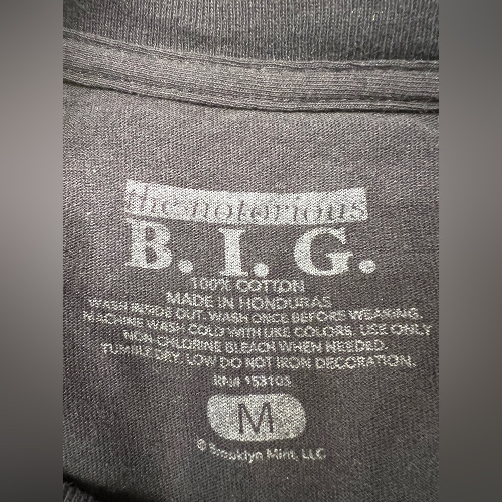 The Notorious Big Graphic Tee, Adult Size Medium - image 3
